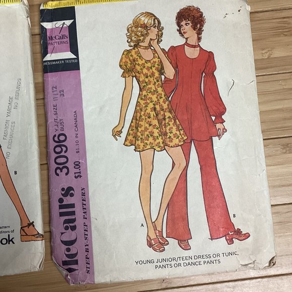 Vintage Sewing Patterns:60s & 70s size 12 - Picture 5 of 10